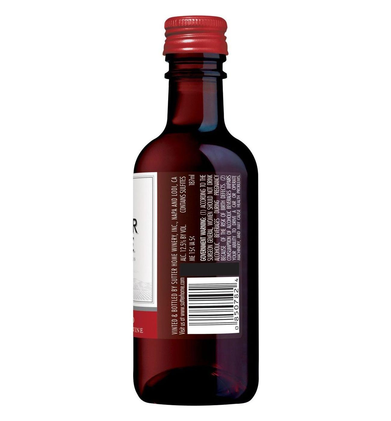 Sutter Home Sweet Red California Wine 4 pk Bottles; image 9 of 10