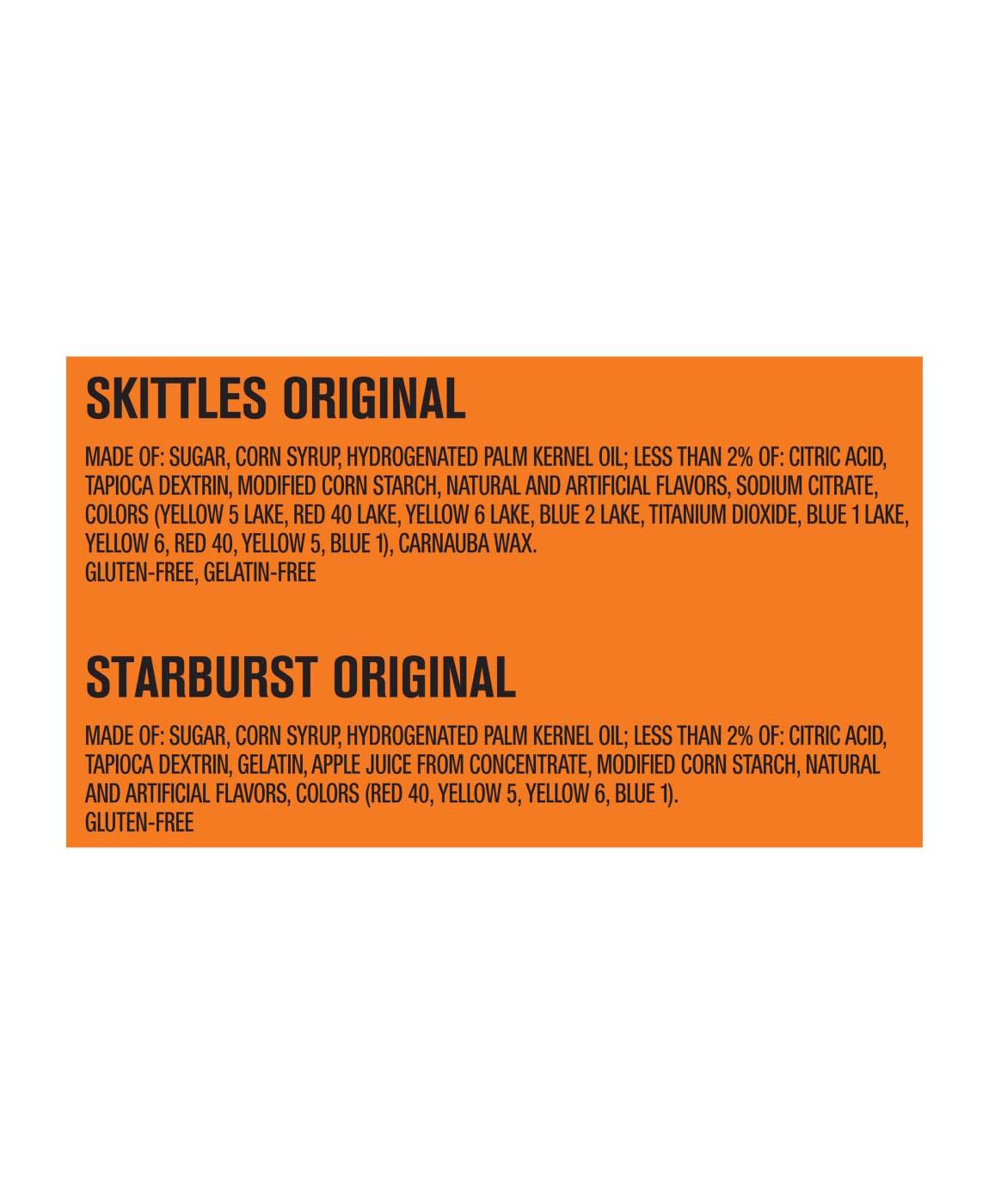 Skittles Starburst Original Chewy Candy Assorted Bag; image 5 of 7