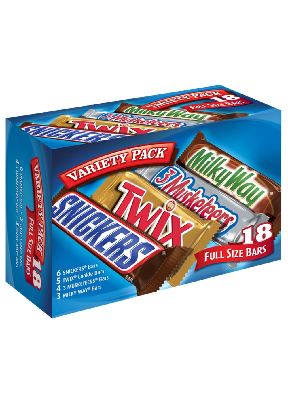 Mars Wrigley  Assorted Full Size Chocolate Candy Bars - Variety Pack; image 2 of 11