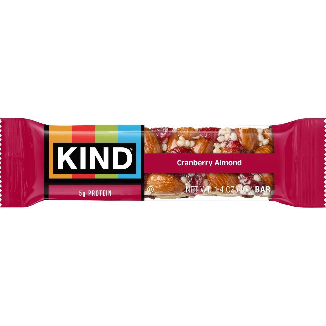 Kind Plus Cranberry Almond + Antioxidants Nutrition Bar - Shop Granola ...