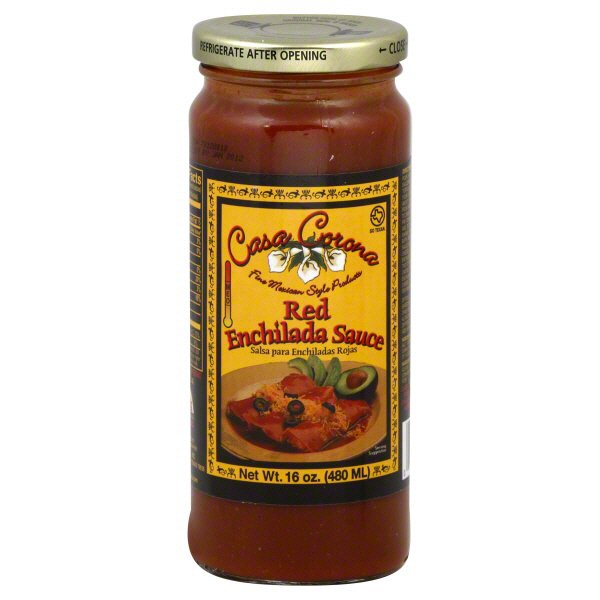 Casa Corona Medium Red Enchilada Sauce Shop Cooking sauces at HEB