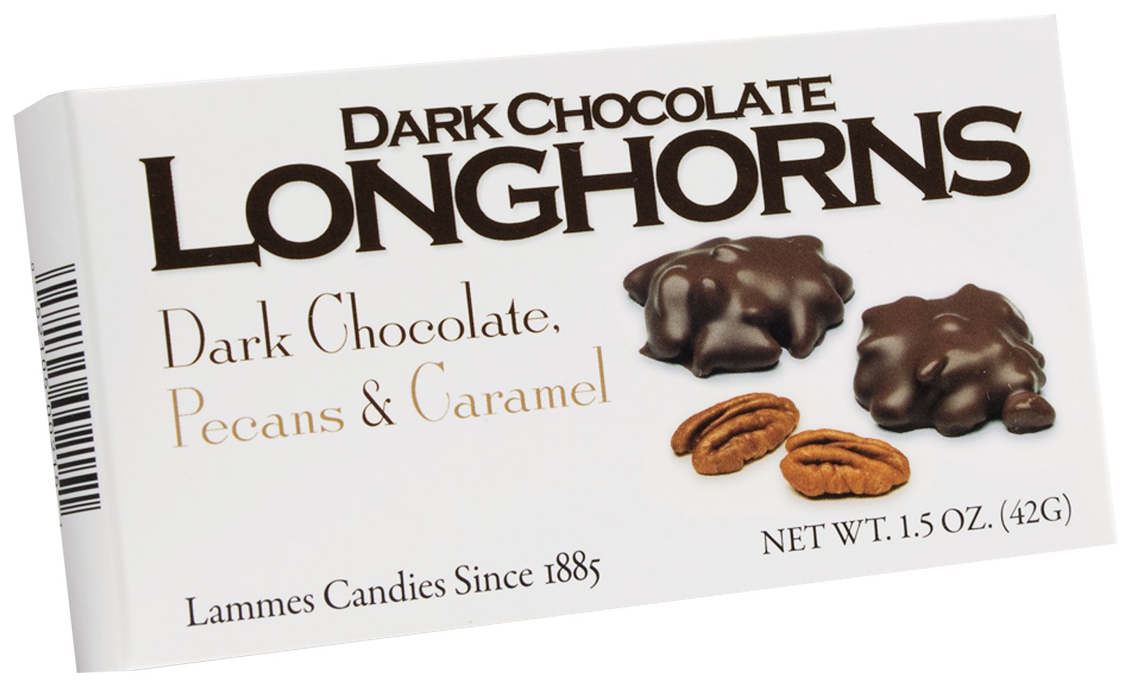 Lammes Dark Chocolate Pecans & Caramel Longhorns, 1.5 oz | Central