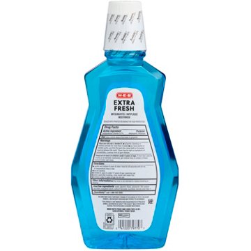 H-E-B Alcohol Free Mouth Rinse - Zesty Mint, 33.8 oz