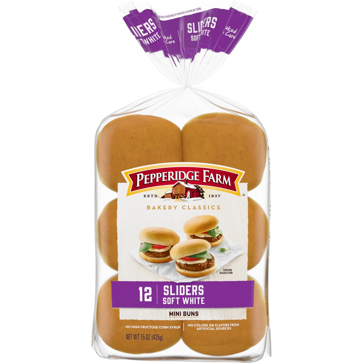 Pepperidge Farm White Slider Buns; image 1 of 2