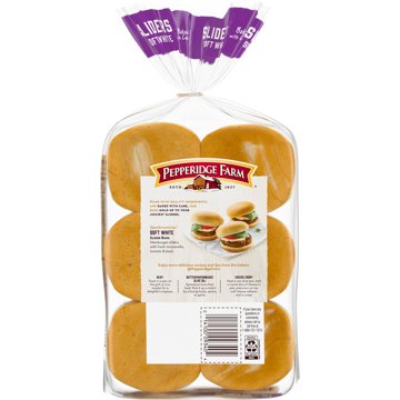Pepperidge Farm White Slider Buns, 15 oz