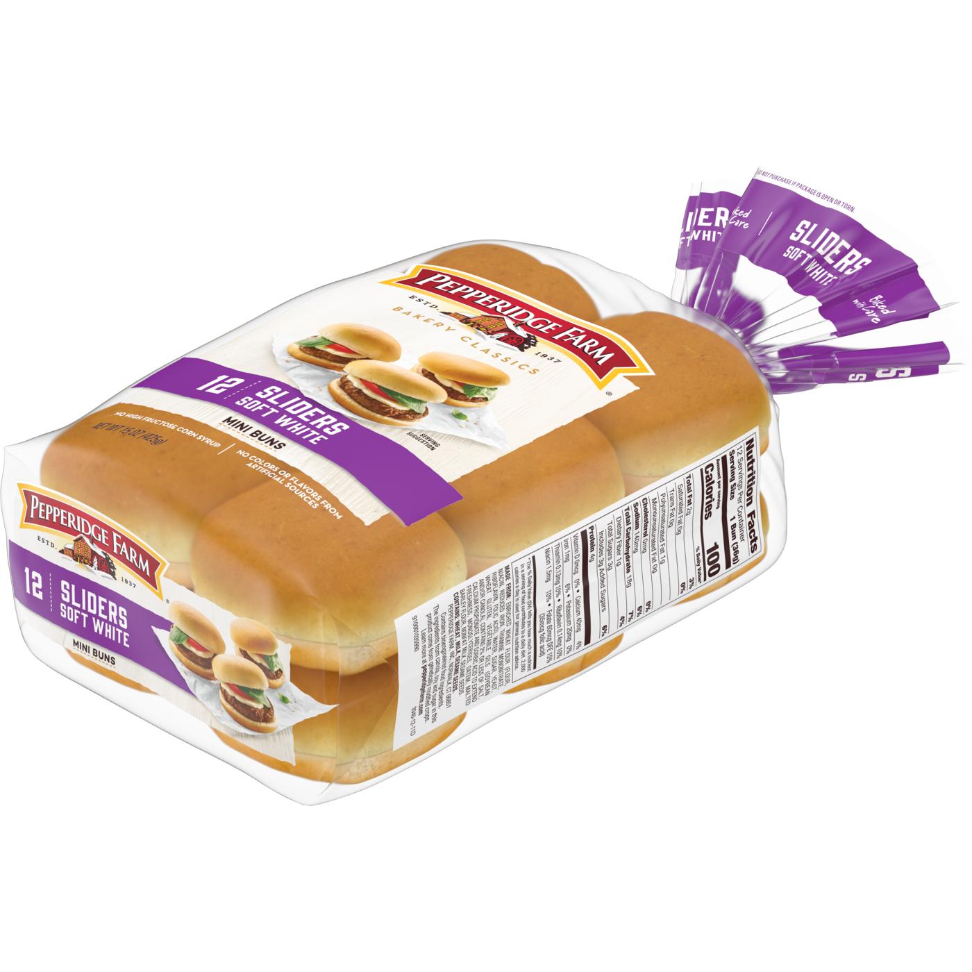 Pepperidge Farm White Slider Buns; image 8 of 9