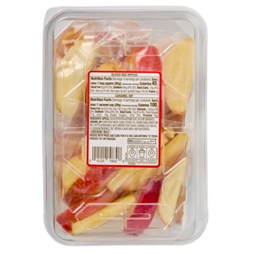 H-E-B Fresh Red Apple Slices with Caramel Dip