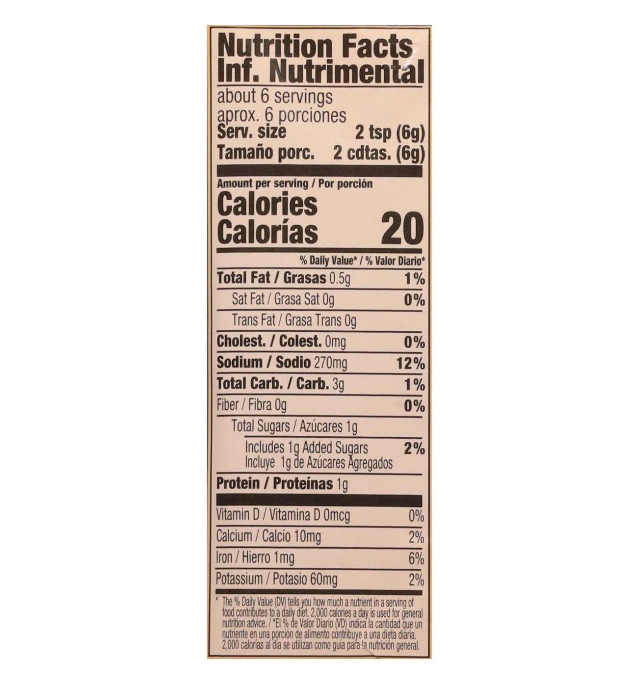 H-E-B Taco Seasoning Mix - 25% Less Sodium; image 2 of 4