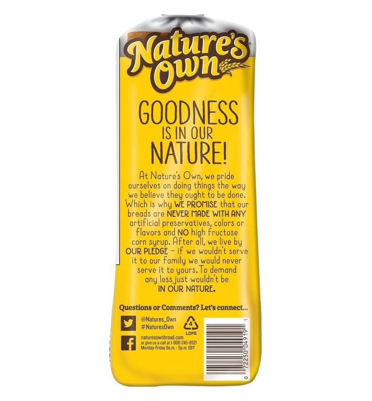 Nature's Own Sliced Butterbread; image 3 of 6