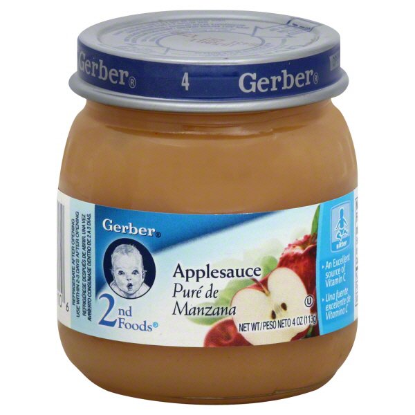 Gerber store apple puree