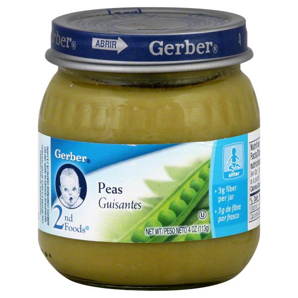 Gerber 2nd Foods Peas Shop Baby Food at HEB