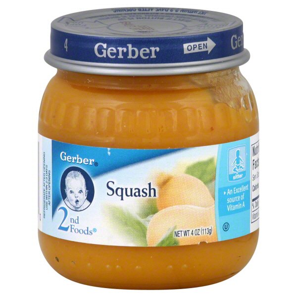 Gerber 2nd Foods Squash - Shop Baby food at H-E-B