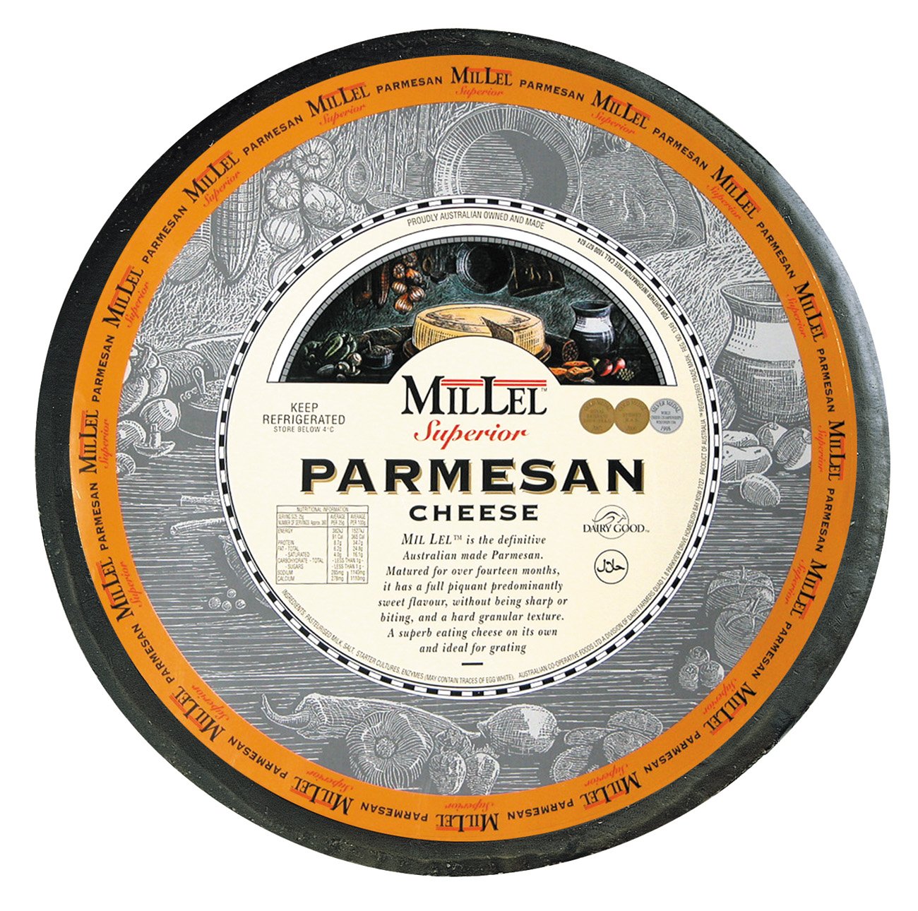 Martin Preferred Paris Gourmet Mil Lel Parmesan Cheese, sold by the