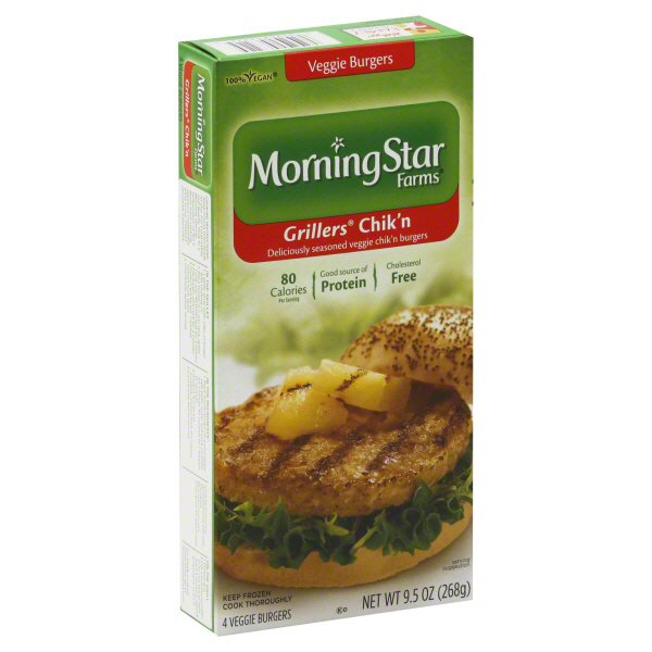 MorningStar Farms Grillers Chik'n Veggie Patties Shop Meat Alternatives at HEB