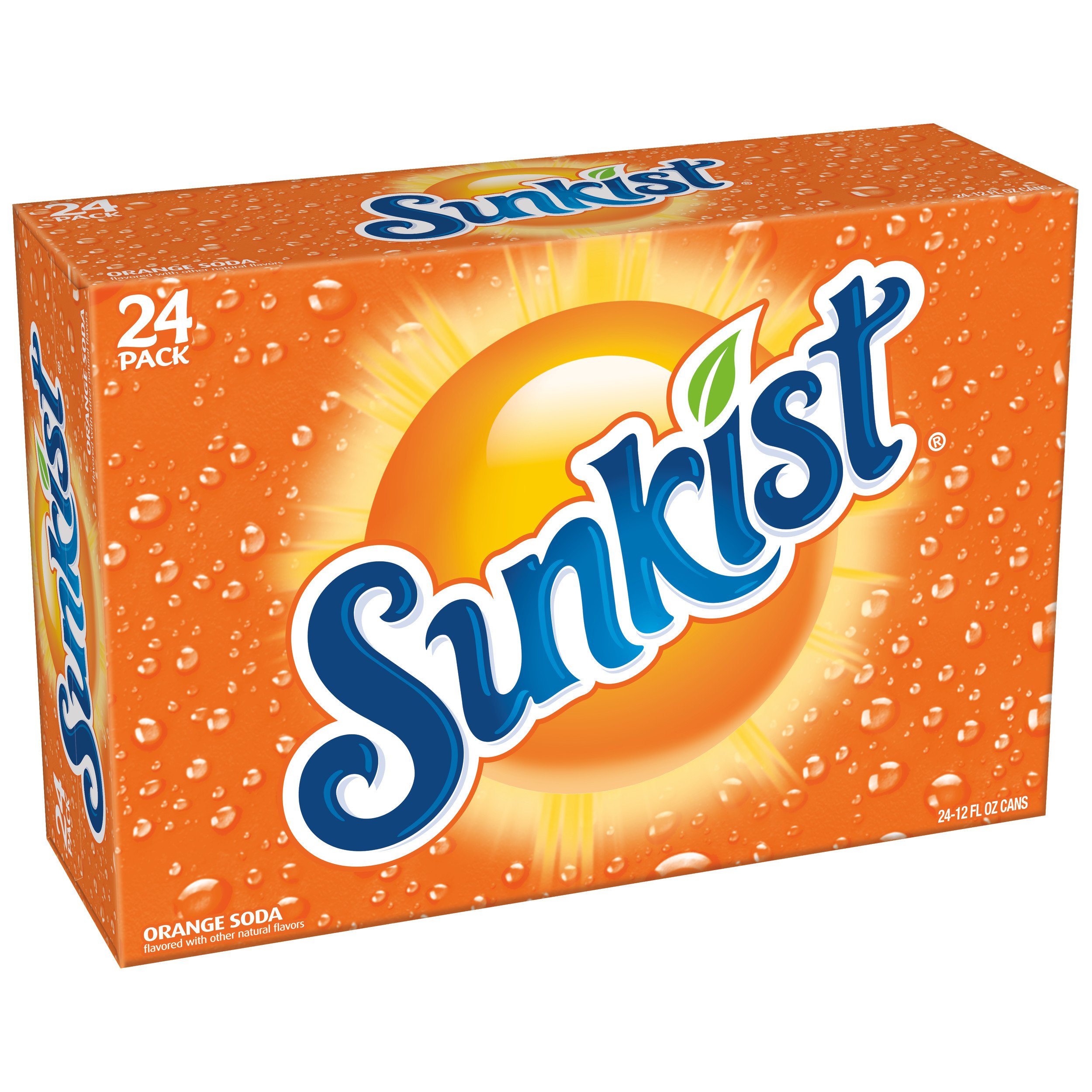 Sunkist Orange Soda 12 Oz Cans - Shop Soda At H-E-B