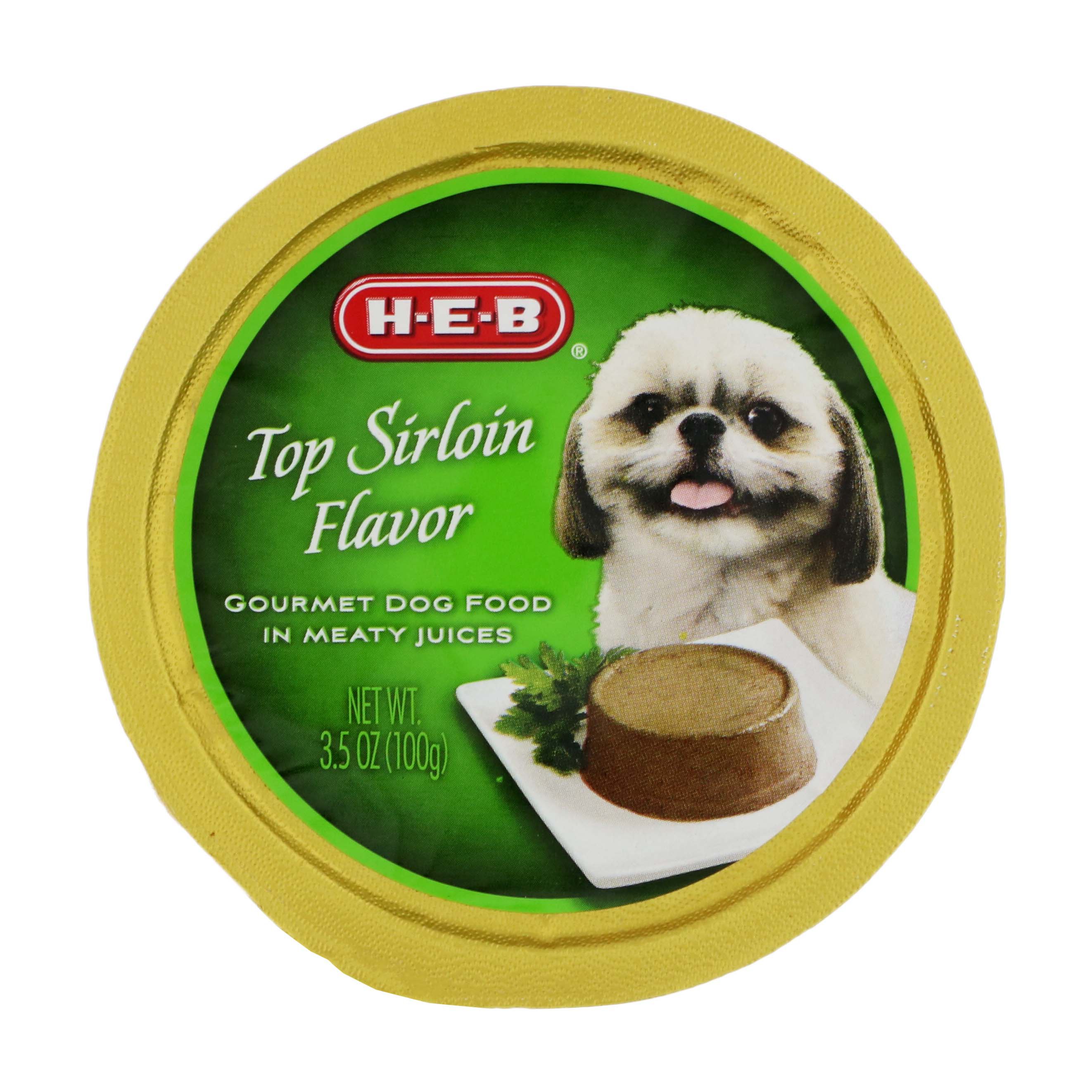 HEB Top Sirloin Flavor in Meaty Juices Wet Dog Food Shop Food at HEB