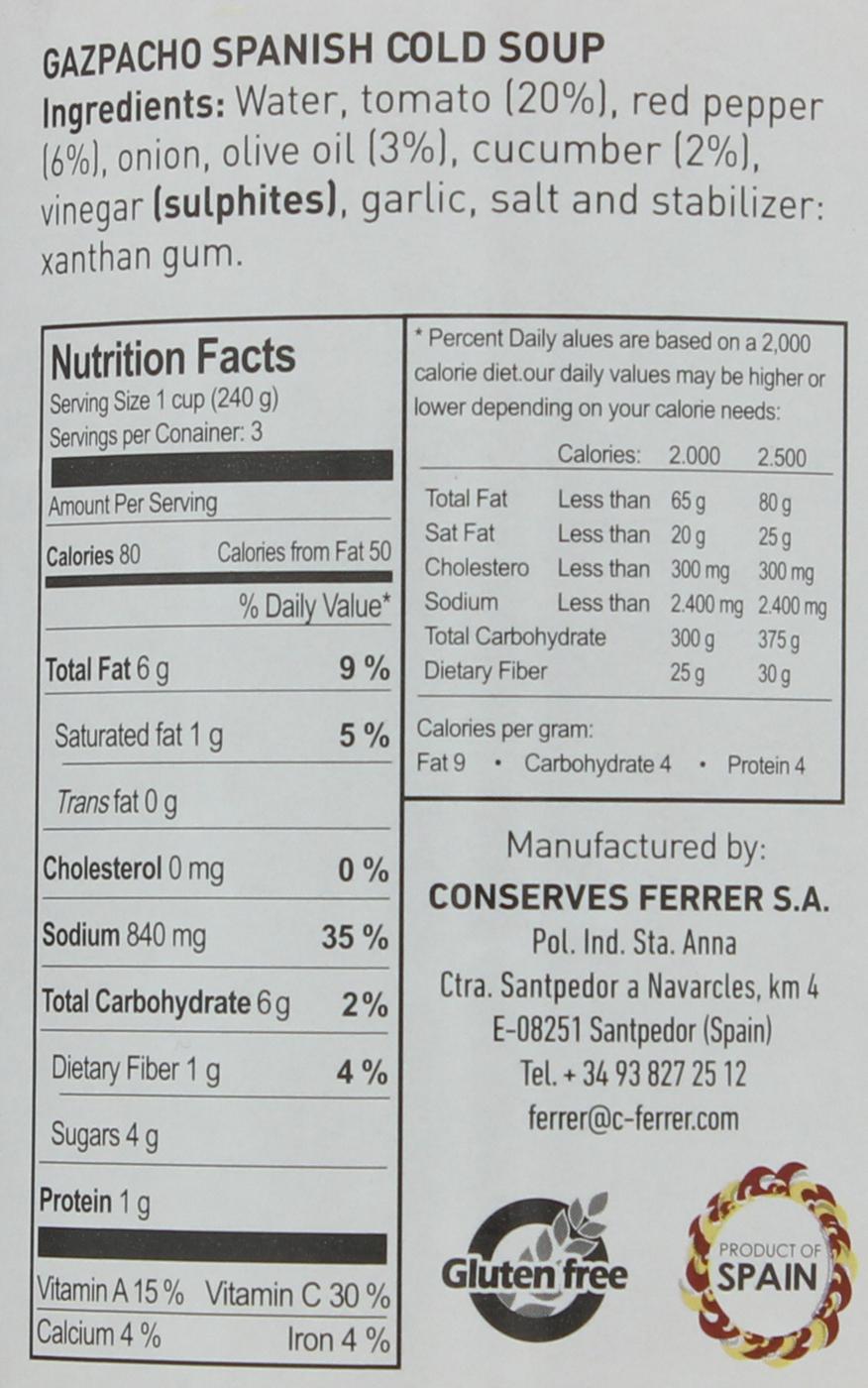 Ferrer Gazpacho Spanish Cold Soup Shop Soups & chili at HEB
