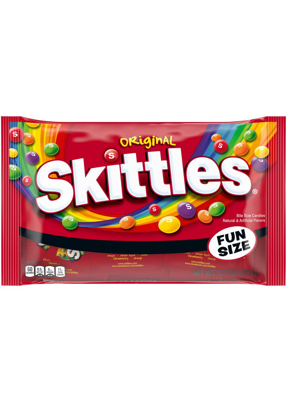 Skittles Original Fun Size Halloween Candy Packs; image 1 of 9