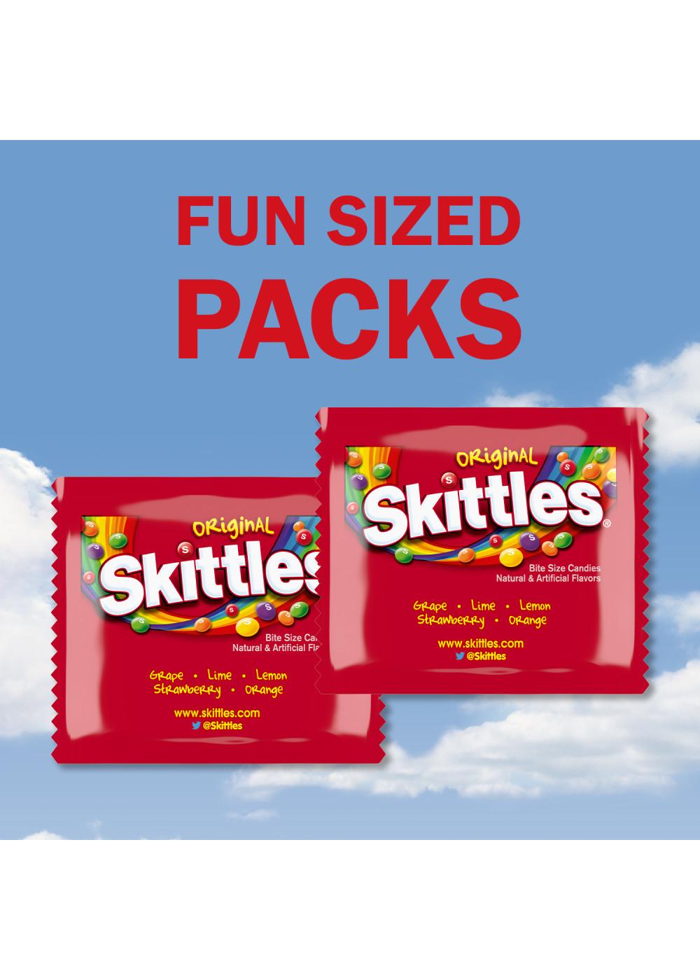 Skittles Original Fun Size Halloween Candy Packs; image 2 of 9