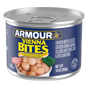 Armour Chicken Vienna Canned Sausage Bites, 10 oz