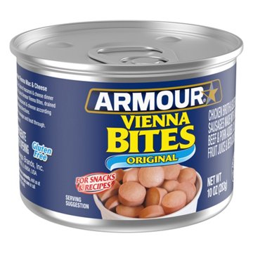 Armour Original Vienna Canned Sausage Bite, 10 oz