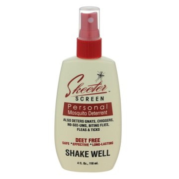 Skeeter Screen Personal Mosquito Deterrent Spray, 4 oz