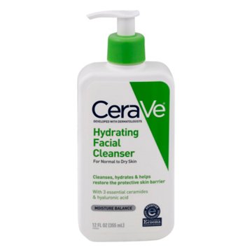 CeraVe Hydrating Facial Cleanser, 12 oz
