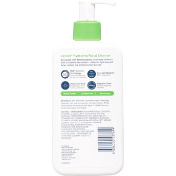 CeraVe Hydrating Facial Cleanser, 12 oz