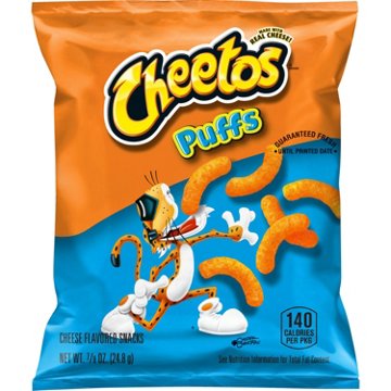 Cheetos Cheese Flavored Puffs Snacks, 0.87 oz