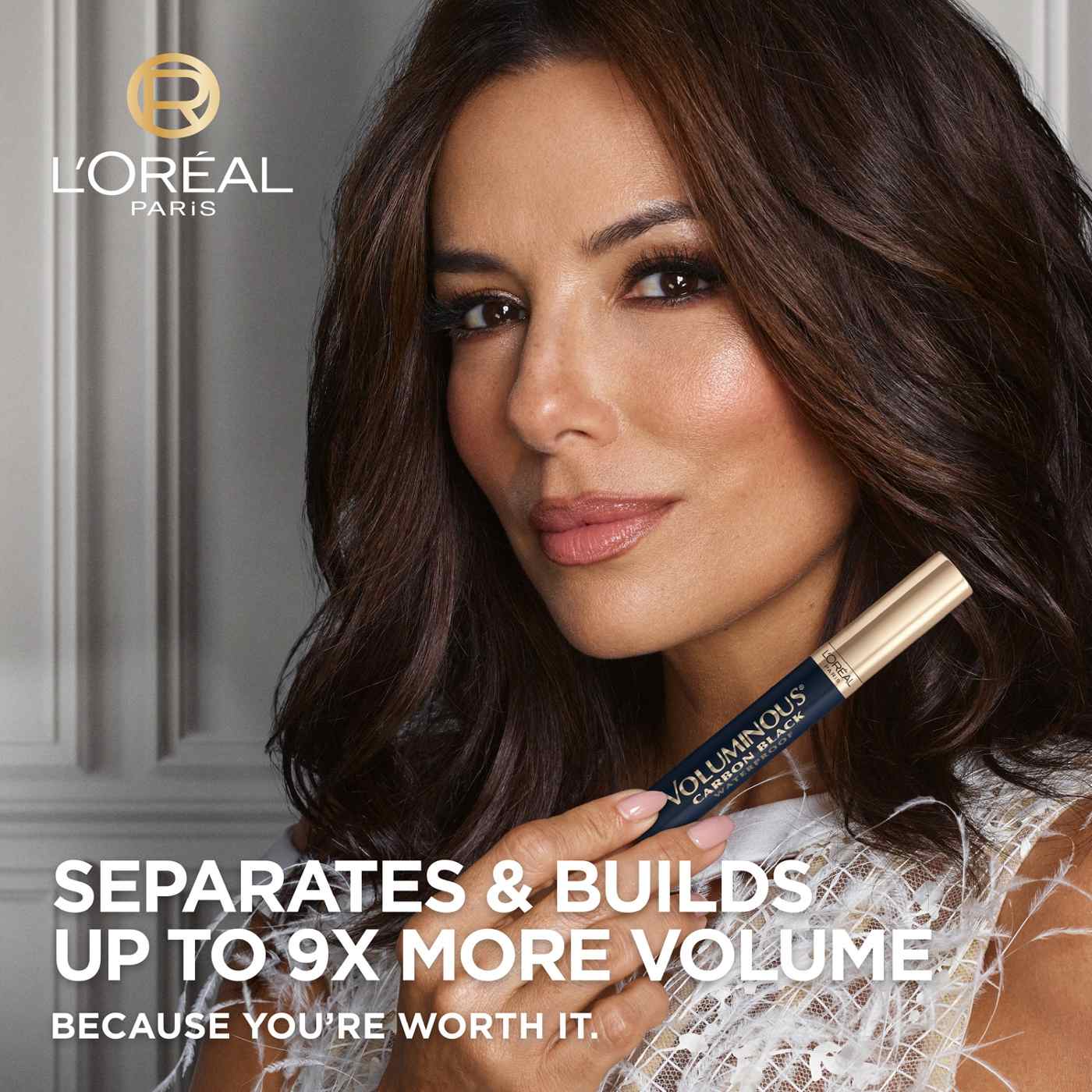 L'Oréal Paris Voluminous  Original Waterproof Volume Building Mascara -Carbon Black; image 5 of 8