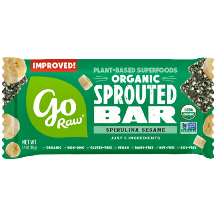 Go Raw 100 Organic Spirulina Energy Bar Shop Granola & Snack Bars at HEB