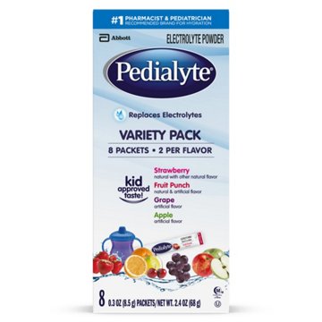 Pedialyte Electrolyte Powder Packets - Variety Pack, 8 pk