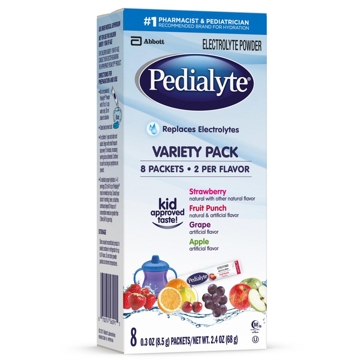 Pedialyte Electrolyte Powder Packets - Variety Pack; image 6 of 8