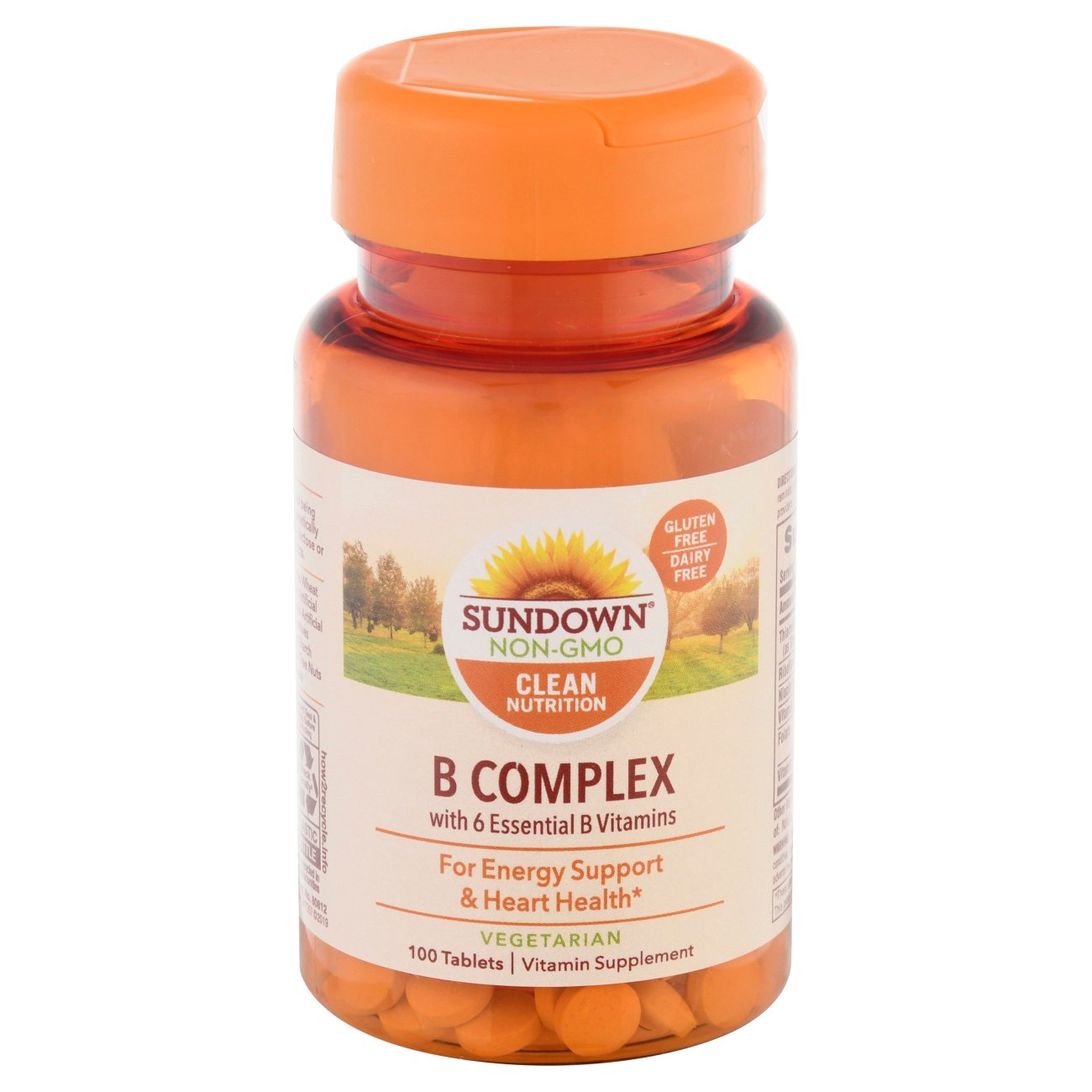 Sundown B Complex Vegetarian Formula Tablets - Shop Vitamins ...