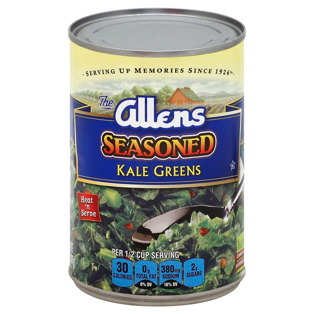 Allens Seasoned Southern Style Kale Greens Shop Leafy greens at HEB