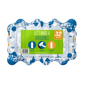 Niagara Purified Drinking Water 32 pk Bottles, 16.9 oz