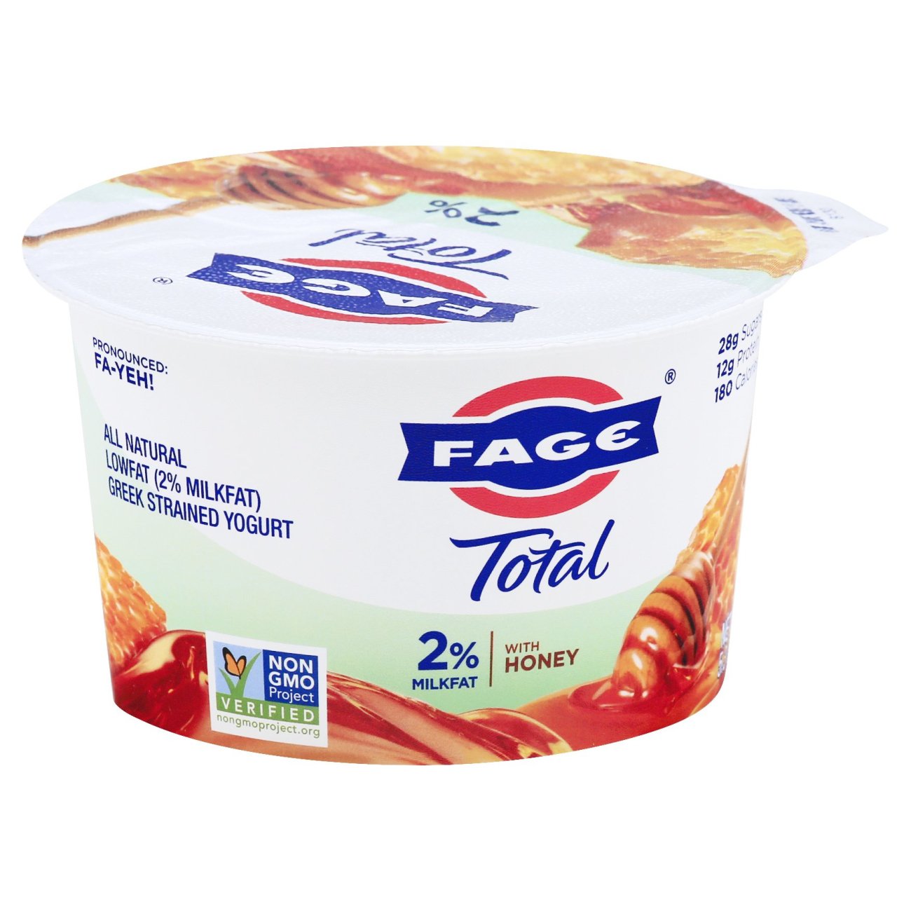 Fage Total 2 LowFat with Honey Greek Yogurt Shop Yogurt at HEB