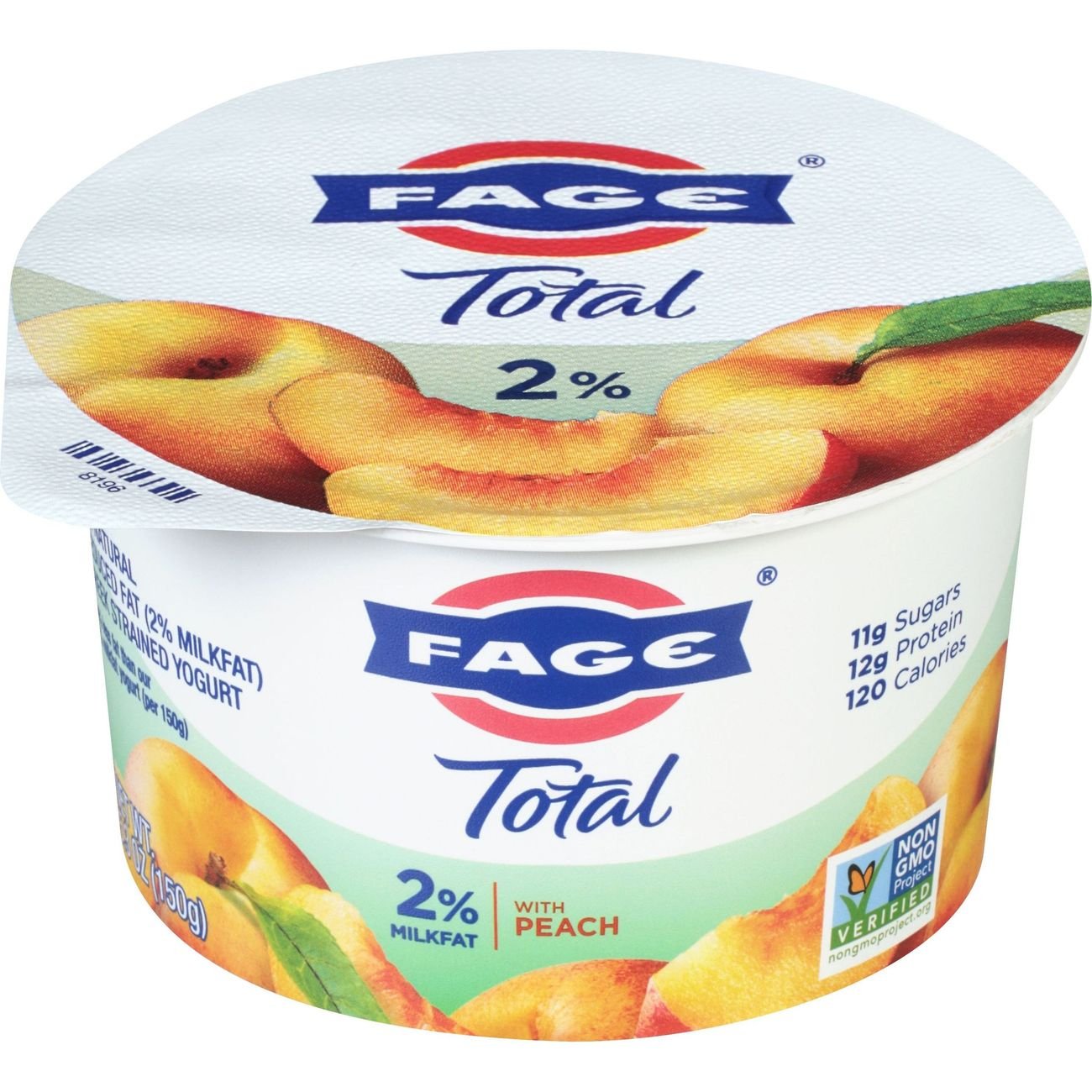 Fage Total 2 Lowfat Peach Greek Yogurt Shop Yogurt at HEB