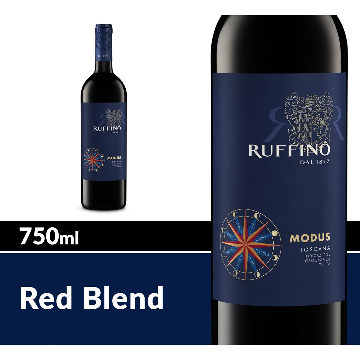 Ruffino Modus Toscana IGT Red Blend, Italian Red Wine 750 mL Bottle; image 8 of 10