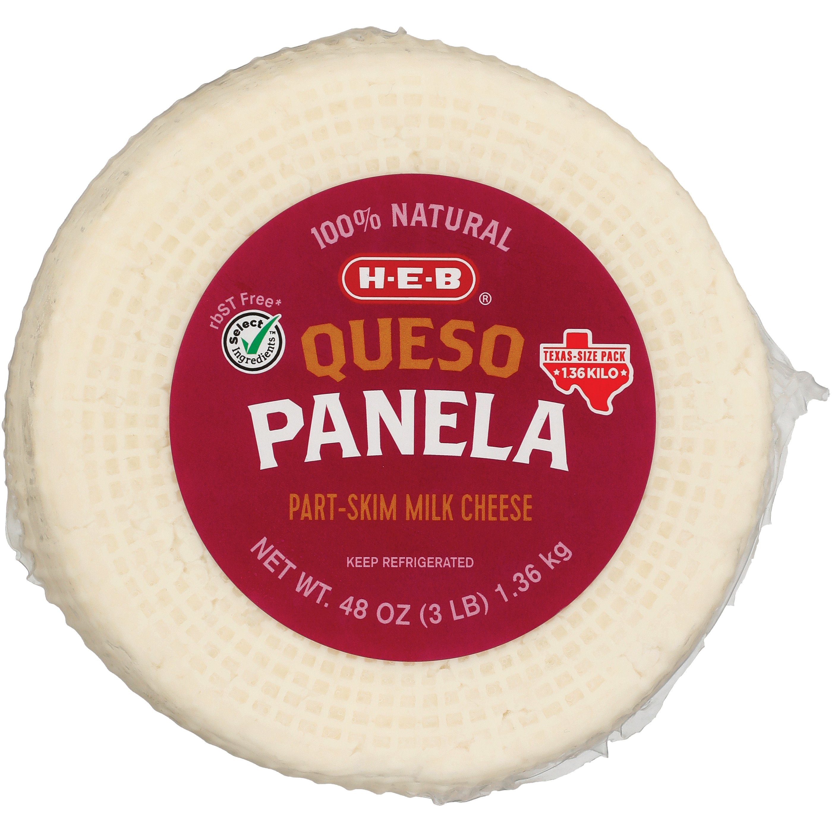 HEB Queso Panela Cheese TexasSize Pack Shop Cheese at HEB