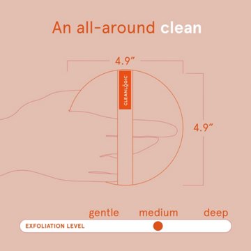 Cleanlogic Exfoliating Dual Texture Body Scrubber, 1.00 ea