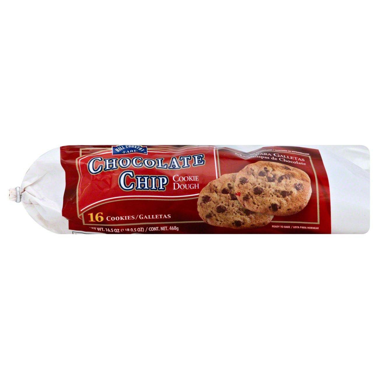 Hill Country Fare Chocolate Chip Cookie Dough Shop Biscuit & Cookie