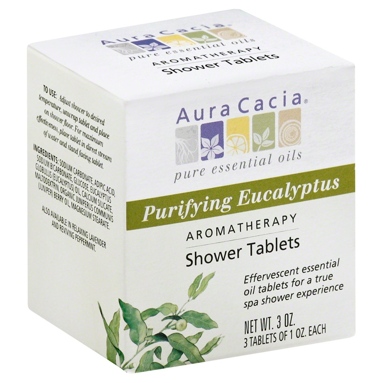 Aura Cacia Pure Aromatherapy Purifying Eucalyptus Shower Tablets Shop