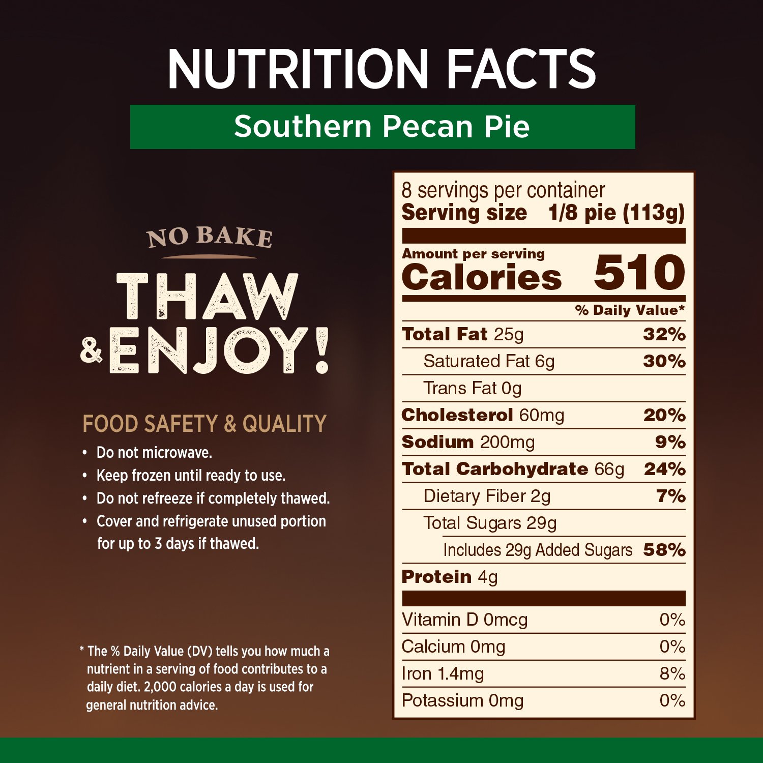 Marie Callender's Frozen Southern Pecan Pie - Shop Desserts & Pastries ...