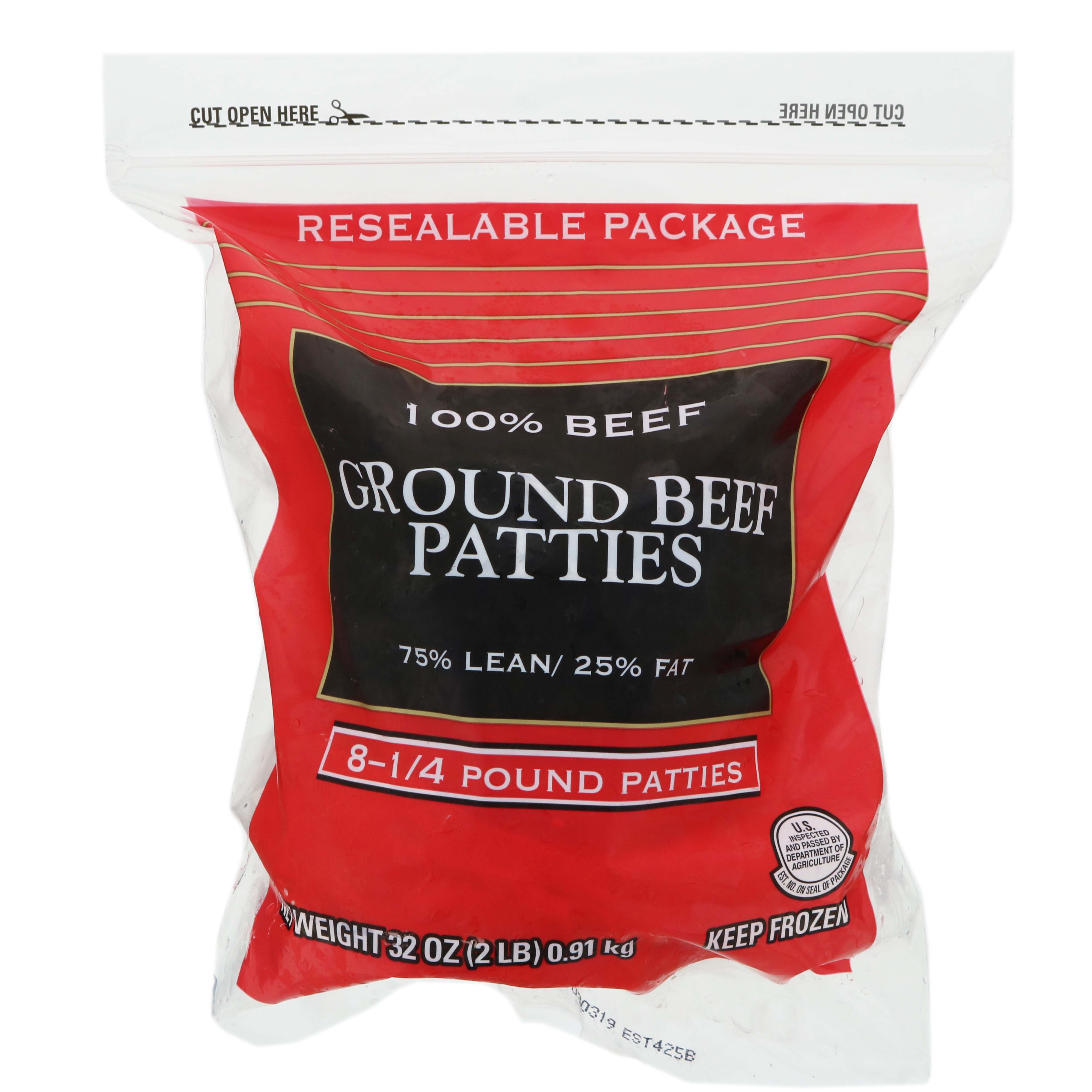 Frozen 100 Ground Beef Patties Shop Beef & Veal at HEB