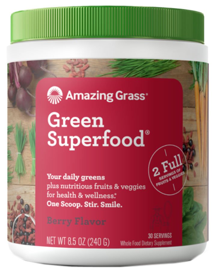 Amazing Grass Berry Superfood Powder, 8.5 oz