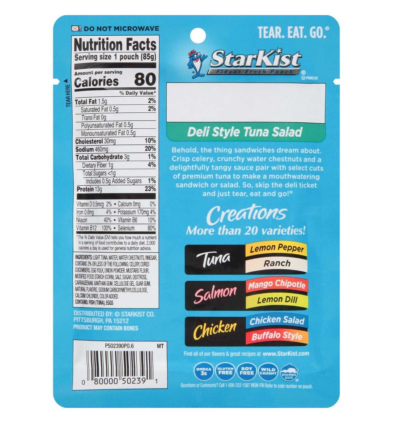 StarKist Tuna Creations Deli Style Tuna Salad; image 4 of 4