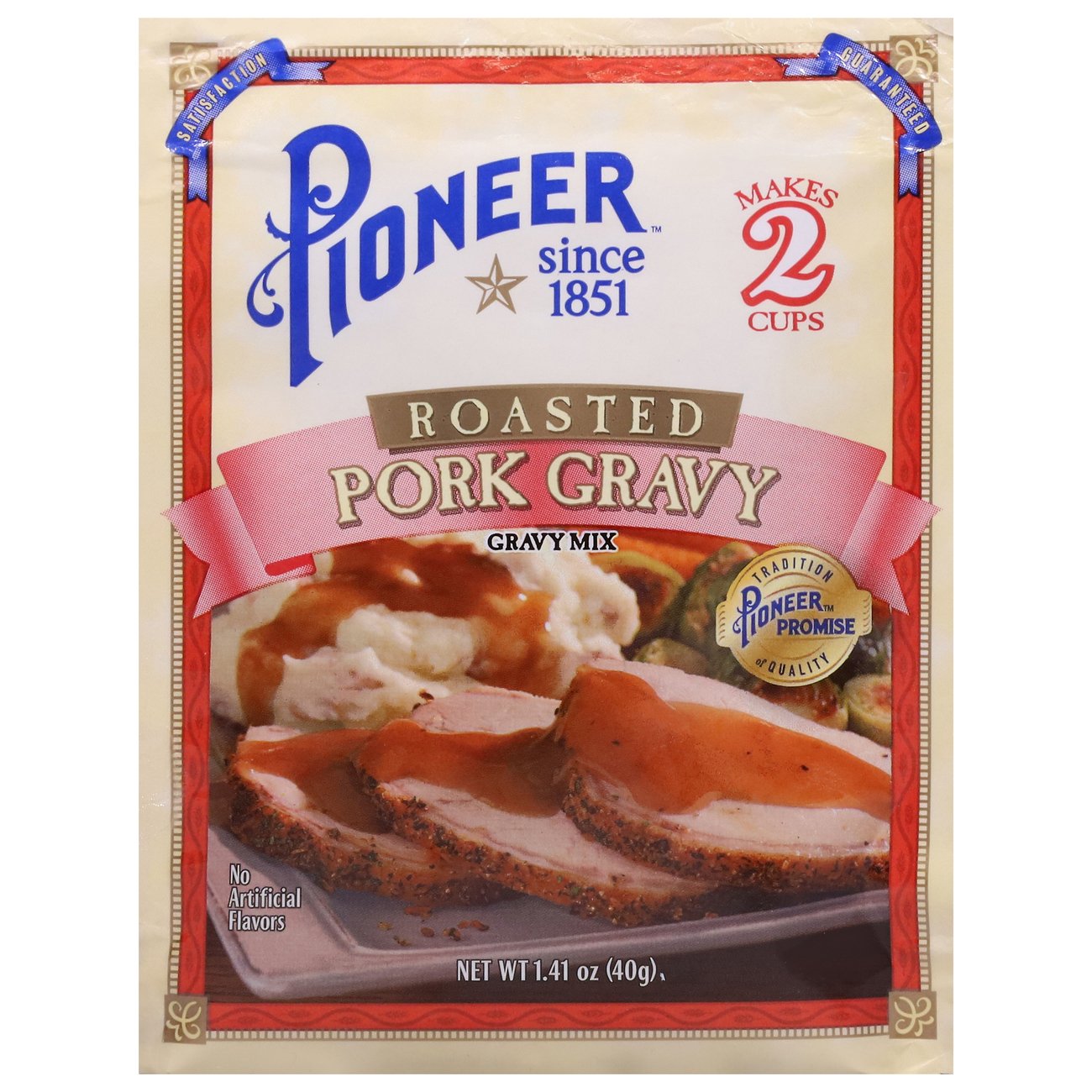 Pioneer Roasted Pork Gravy Mix Shop Gravy At H E B