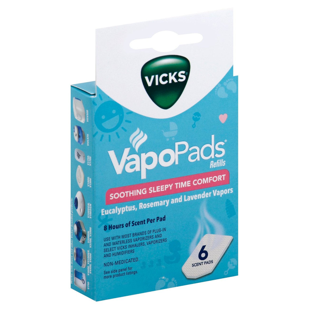 Vicks VapoPads Rosemary & Lavender Scent Refill Scent Pads Shop