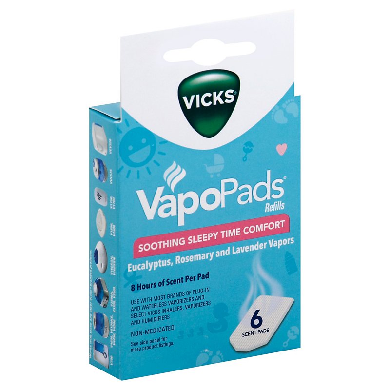 Vicks VapoPads Rosemary & Lavender Scent Refill Scent Pads - Shop Medicines  & Treatments at H-E-B